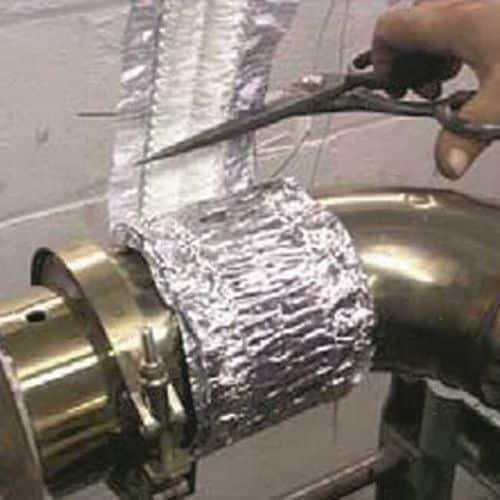 NASTRO TERMOISOLANTE ELASTICO PER ALTE TEMPERATURE