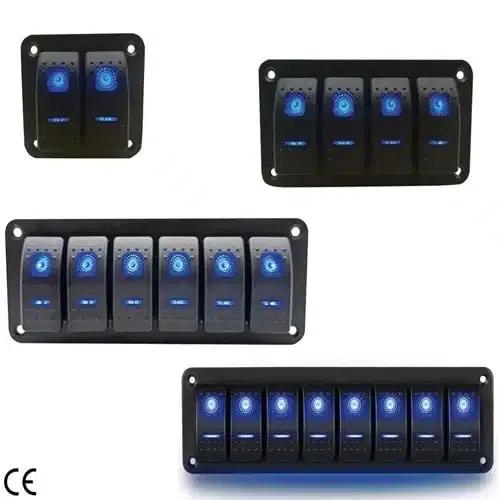 PANNELLO ELETTRICO DI COMANDO A DOPPIO LED WATERPROOF