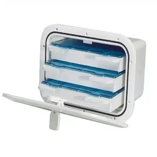 VANO CONTENITORE CON TRE CASSETTI