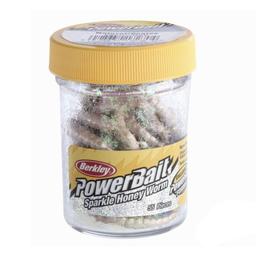 BERKLEY POWERBAIT® SPARKLE HONEY WORM - YELLOW/SCALES