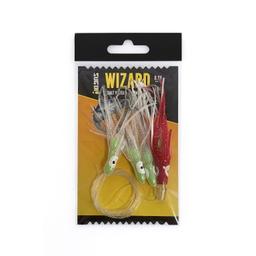 Sugoi Wizard Montatura da Traina Octopus e Jet Head - OCTOPUS CLEAR GLITTER / KONA RED GLITTER