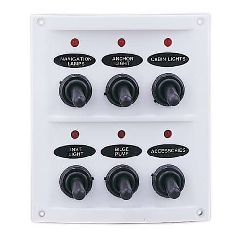 PANNELLO ELETTRICO WATERPROOF CON SPIE A LED