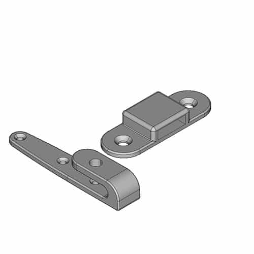 6 Ganci per scale da garage 23x25cm di dimensione e capacità di