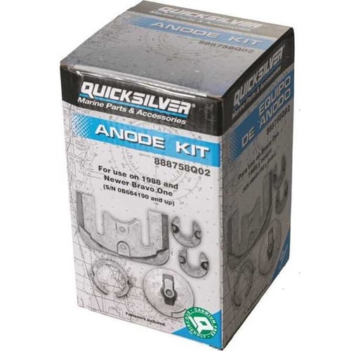 kit anodi quicksilver bravo