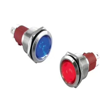 pulsante interruttore spia led