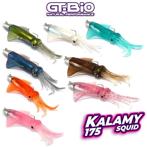 Artificiel Pêche Kalamy Squid 175 Combo 150 Gr KS849 GT-BIO Calamar Jlc