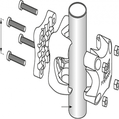 SUPPORTO PER FISSAGGIO ACCESSORI PLASTICLIP - immagine 2