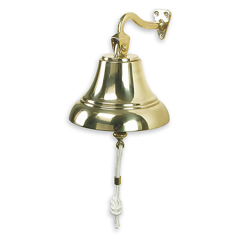 campana in ottone cromato
