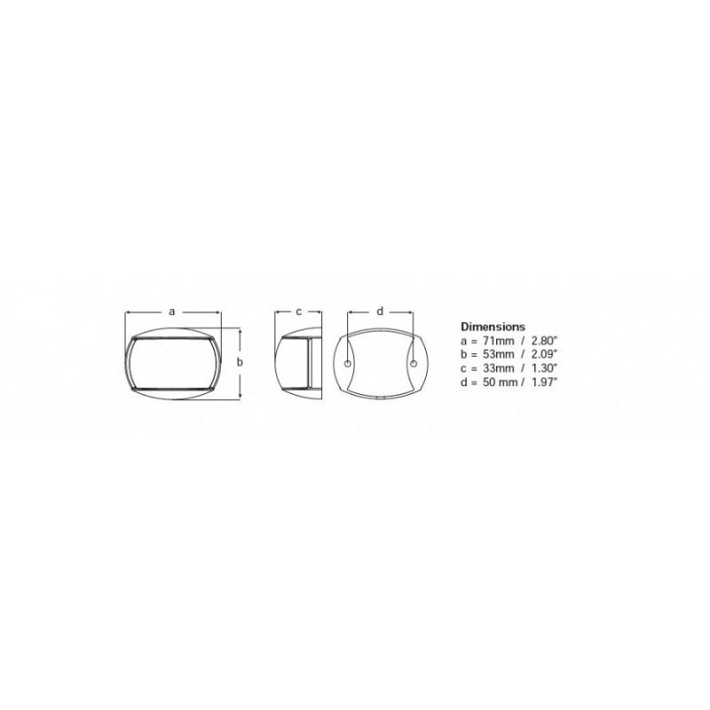 COPPIA FANALI NAVILED COMPACT - immagine 3