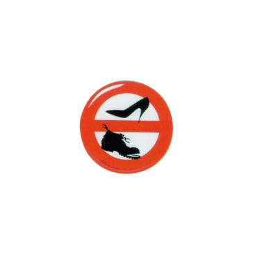 DIVIETO DI SCARPE A BORDO IN RILIEVO