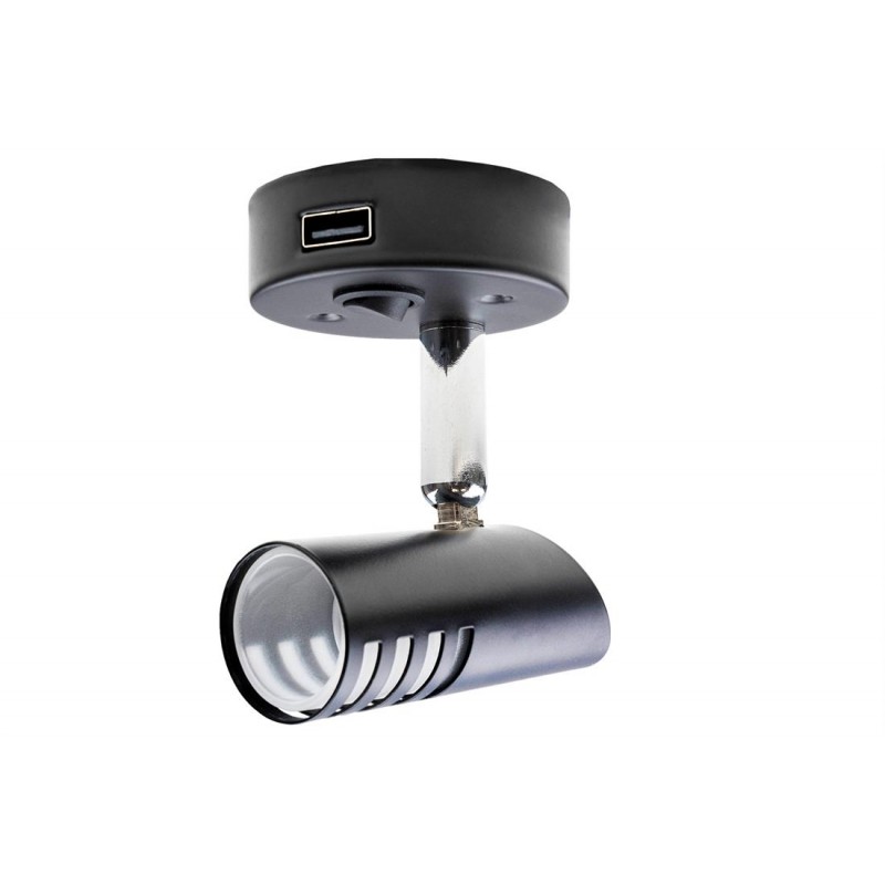 faretto a led con presa usb