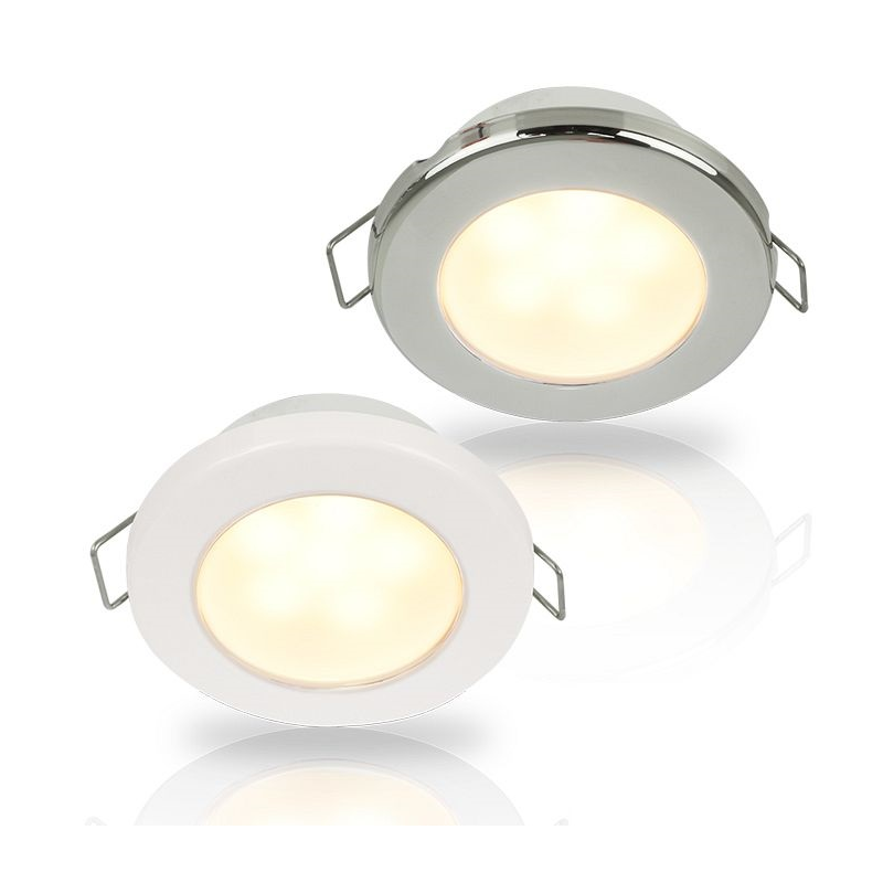 faretto euroled da 75 mm luce rossabianca