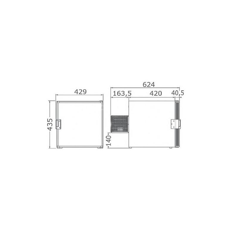 FRIGO-CONGELATORE 40 CUBIC - immagine 2