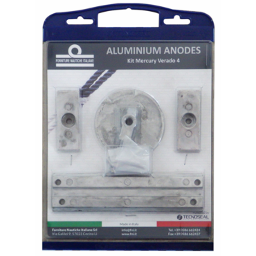 KIT ANODI PER MERCURY VERADO 4/OPTIMAX