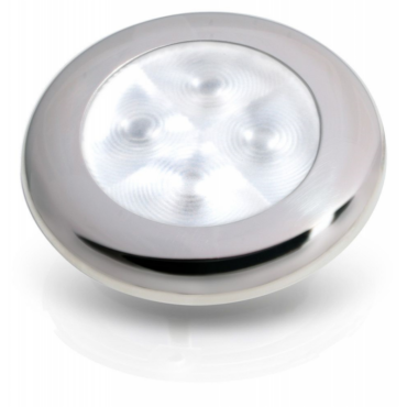 LUCE DI CORTESIA BIANCA - ACCIAIO INOX LUCIDO