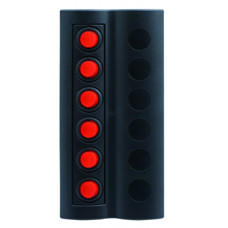 pannello a 6 interrutori