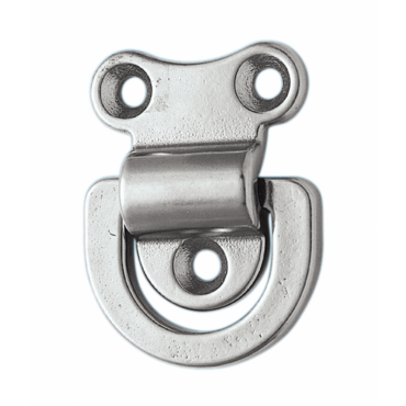 PIASTRA IN ACCIAIO INOX CON ANELLO