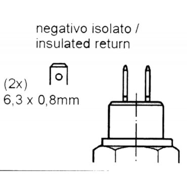 SENSORE VDO - TEMPERATURA ACQUA - TIPO G6