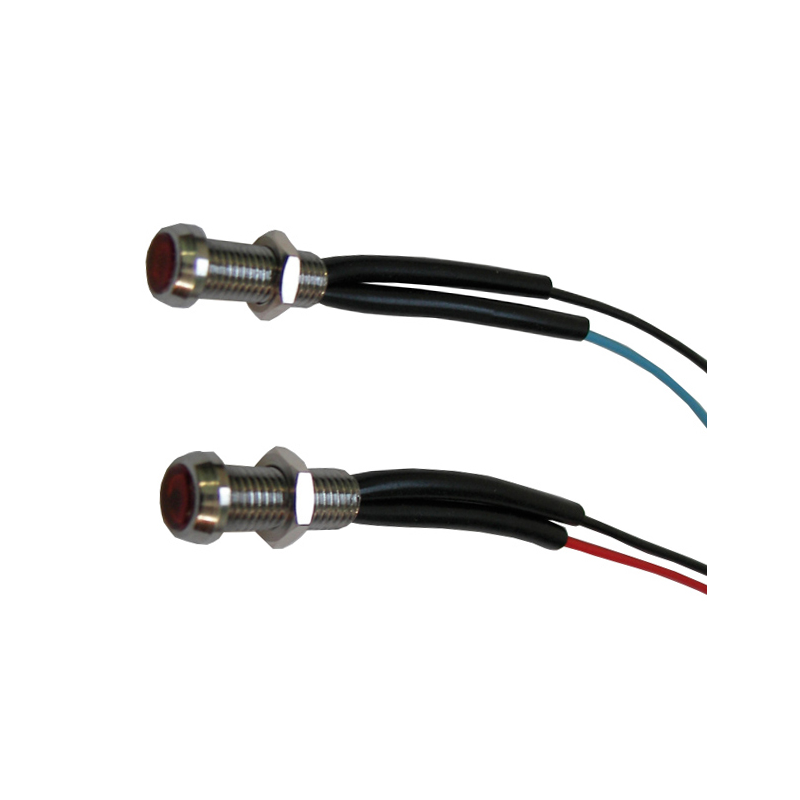spia rossa led