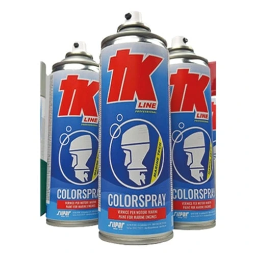 Tk Line Gel Coat Spray Alta Densità Per Ritocchi Scafo Nautico - Colore Bianco Antico