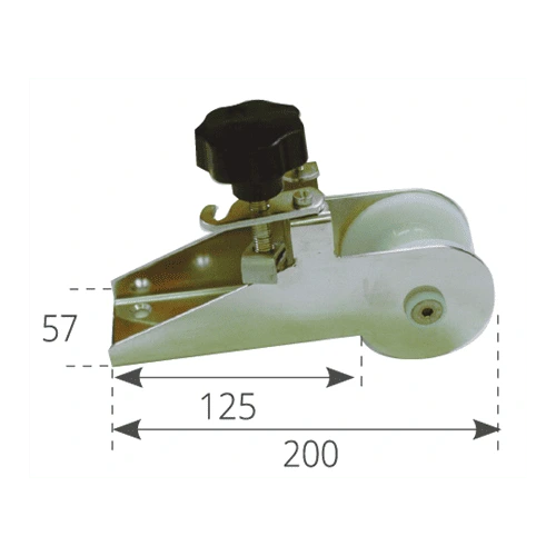 musone corto di prua inox