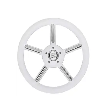 volante barca di colore bianco