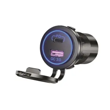 presa usb con presa C per impianto elettrico barca camper