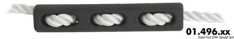 Fabbricato in gomma EPDM resistente al salino.