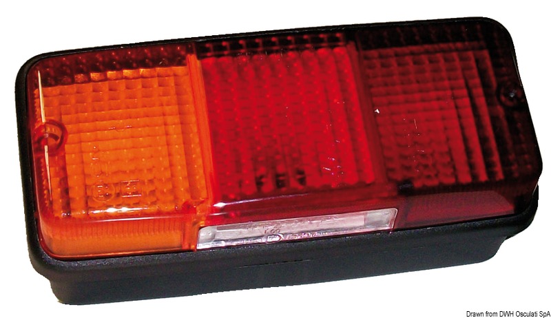 Fanali di posizione posteriore per carrelli.