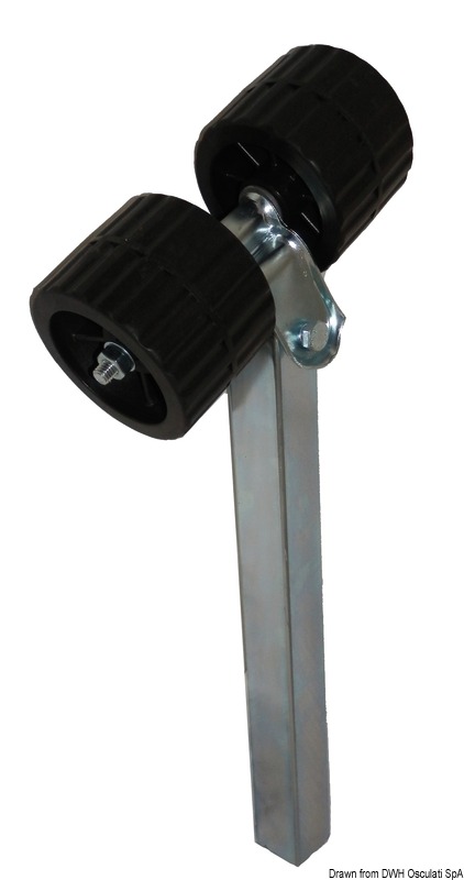 Side roller square pipe 40 mm