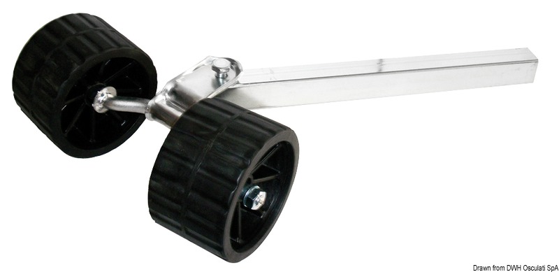 Swinging roller 2-roller raised 40 mm