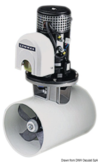 Gruppo motore Lewmar più control box Blue Generation. Da completare con gli accessori di comando e tunnel per installazioni su configurazione dedicata.