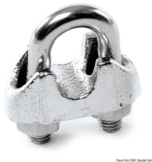 In acciaio inox AISI 316 lucidato.
