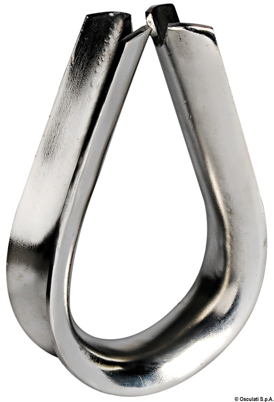 Per la protezione allo sfregamento delle impiombature a occhio su cavi tessili e inox.