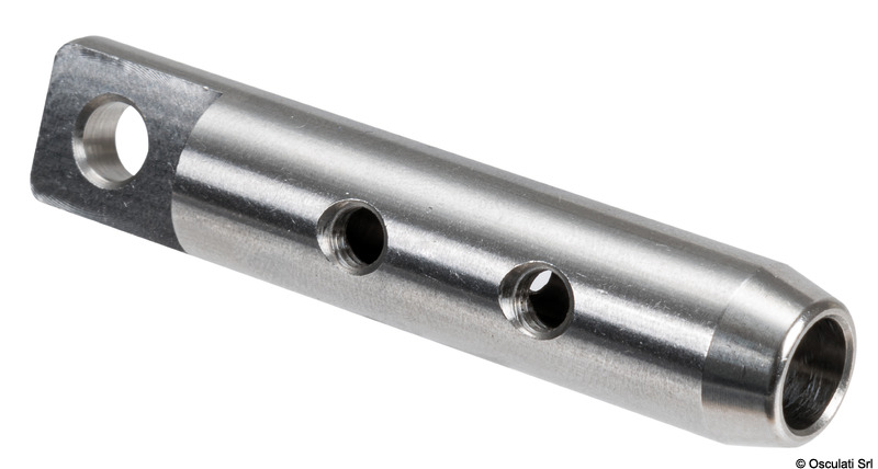 Si monta facilmente in pochi istanti, con brugole inox laterali in dotazione.