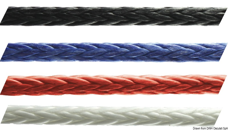 Marlow Excel D12 braid, blue 5 mm