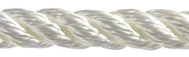 3-strand white polypropylene rope 14 mm