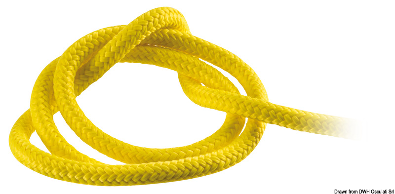 Cime in polypropilene particolarmente adatte agli ormeggi in baie con cime a terra. Essendo galleggiante facilita la manovra ed il trasporto dalla barca a riva. Leggermente elastiche fanno da ammortizzatore di ormeggio. Il colore giallo ed il trefolo riflettente le rendono altamente visibili anche di notte ai bagnanti ed alle altre barche.