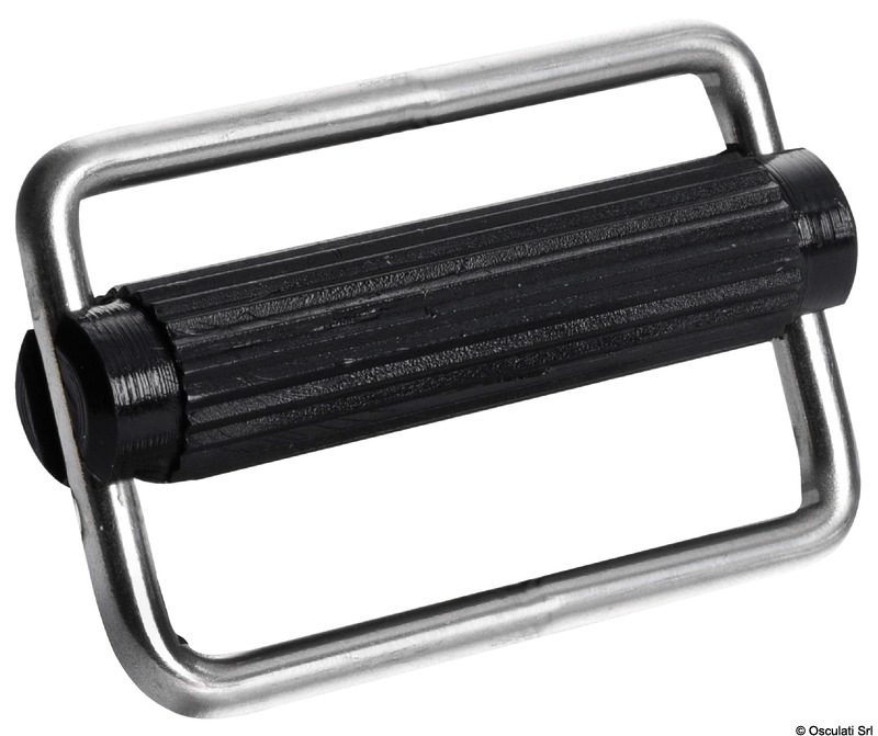 Scorrevoli in nylon nero. Per usi vari. Tipo aperto.
