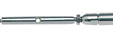 In acciaio inox AISI 316.