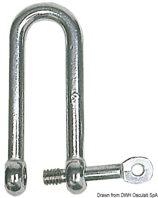 In acciaio inox AISI 316 lucidato. Forgiati e lucidati a specchio.