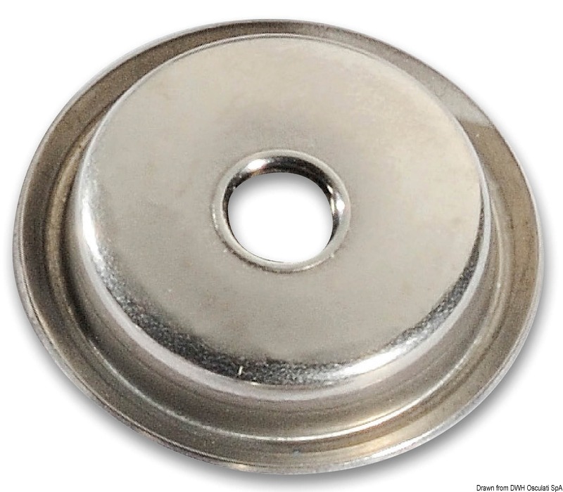 Bottoni in acciaio inox AISI 316.Il maschio presenta un dente di aggancio per la femmina, che a sua volta ha uno specifico labbro di ritegno. Le due novità combinate permettono di tendere al meglio il telo e nello stesso tempo ne evitano lo sgancio accidentale.