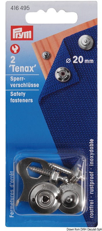 Kit in ottone nichelato. In blister espositivo.
