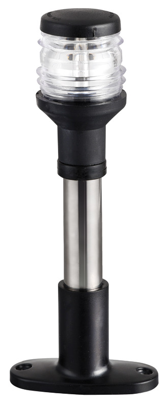 Asta con tubo in acciaio inox. Per imbarcazioni < 20 m.