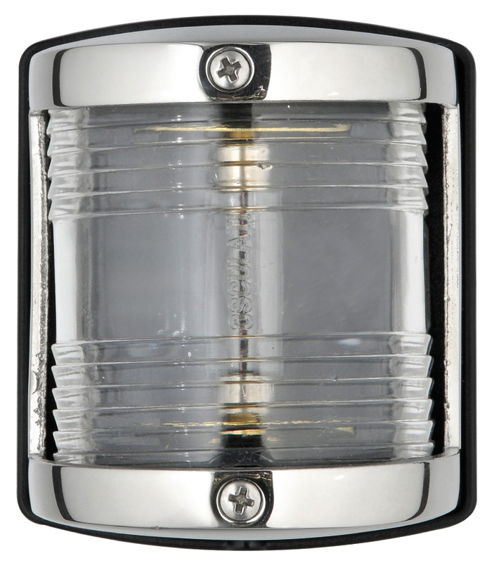 Fanalini in acciaio inox lucidato a specchio, approvati RINA in accordo al regolamento COLREG72.