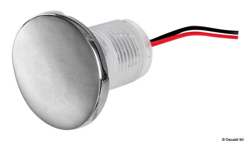 Corpo tecnopolimero, cover in acciaio Inox AISI 316 lucidato a specchio
