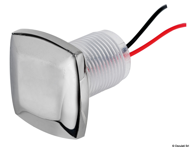 Corpo tecnopolimero, cover in acciaio Inox AISI 316 lucidato a specchio