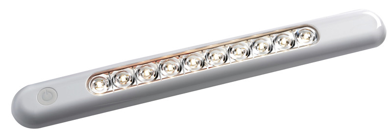Sorgente luminosa LED SMD-HD alta efficenza. Versione base piana, ideale per vani motore, bagni, locali cucina, sotto i boma sulle barche a vela, ecc.