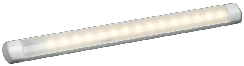 Sorgente luminosa con LED HD.Ideale per bagni, cucine, gavoni, locale motori, sotto boma, barche a vela ecc.Fissaggio in piano, ma provvista di kit che permette di montarla inclinata a 45°.Interruttore touch luminoso con luce blu.