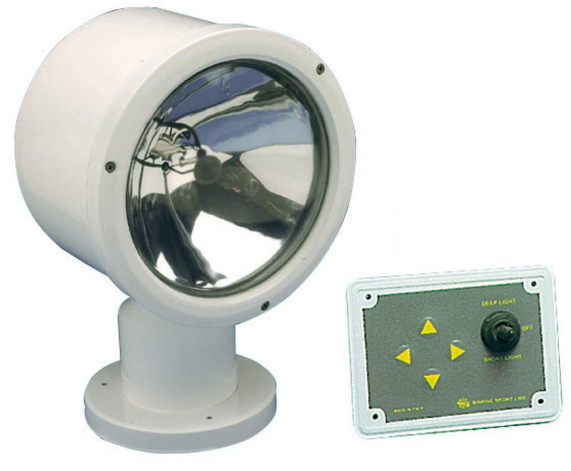Producono luce corta allargata (Flood) e di profondità (Spot).Pannello di comando multifunzione.Carcassa bianca in abs uv resistente, rotazione 380°; alto/basso 70° a doppio filamento (178 mm).